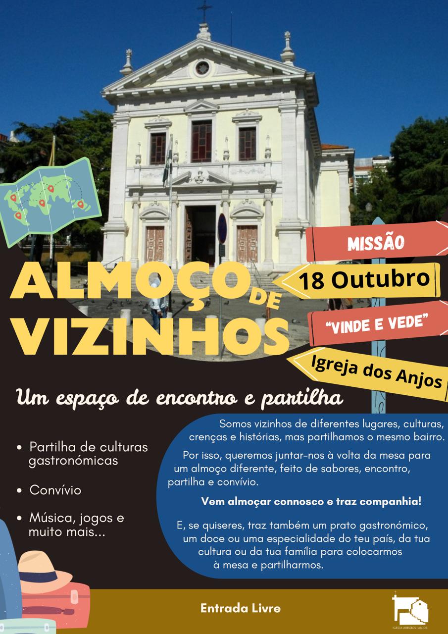 Cartaz Almoço dos Vizinhos